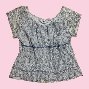 Venezia lace babydoll top
